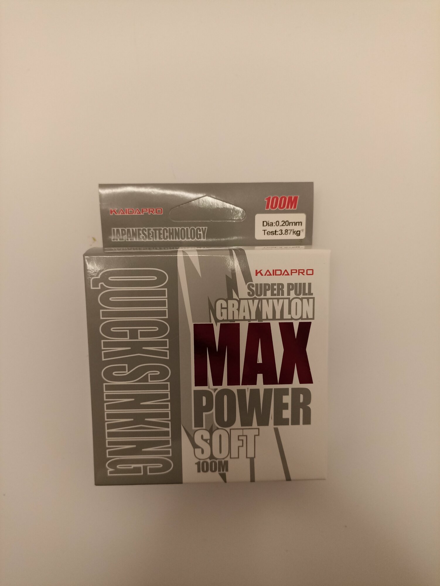 Леска Kaida MAX Power soft 100m 0.20mm 3.87kg