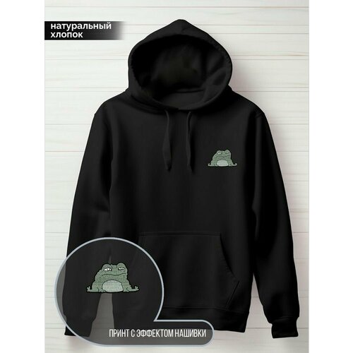 фото Худи hypnotica, размер 2xs, черный