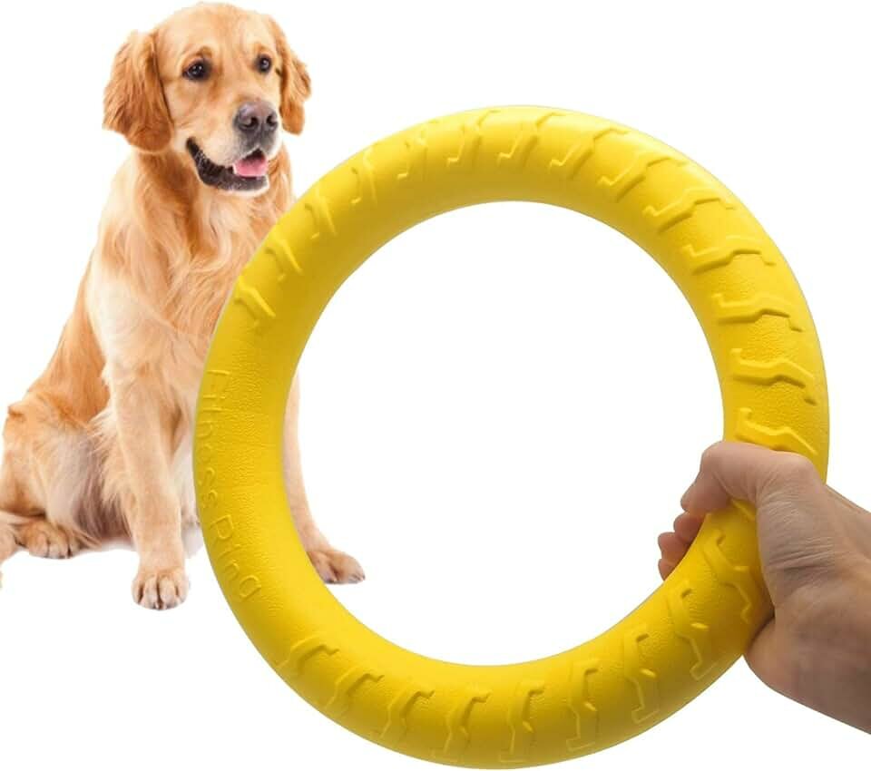 Игрушка для собаки "Интерактивное жевательное кольцо для обучения собак и щенков" 28 см