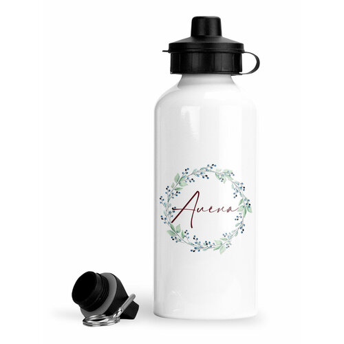 фото Спортивная бутылка венок тонкий ягодки алёна luzimuzi