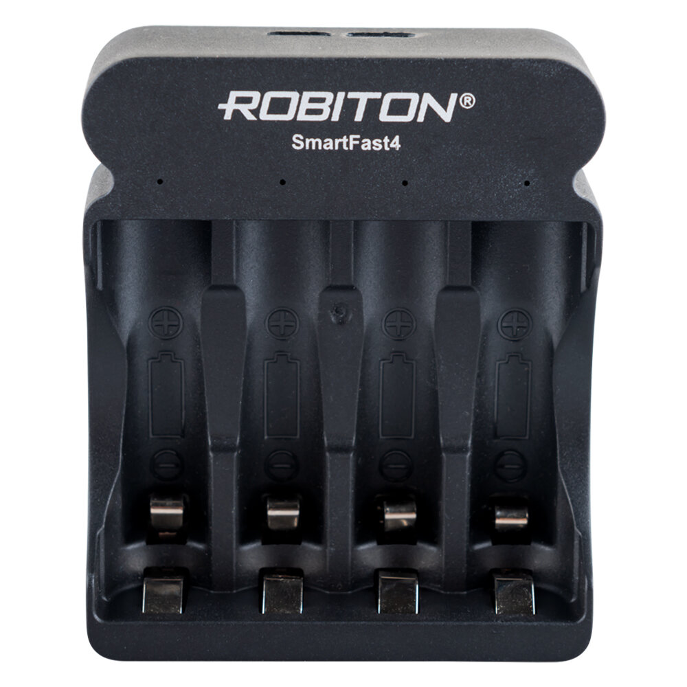 Зарядное устройство Robiton SmartFast4 18127 для аккумуляторных батареек (АА, ААА), автоматическое