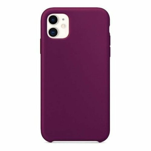 Чехол для iPhone 11, G-Net Silicon Case, пурпурный
