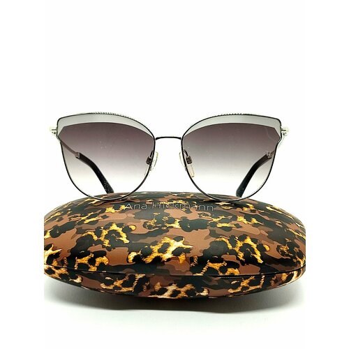 Солнцезащитные очки , золотой, серый