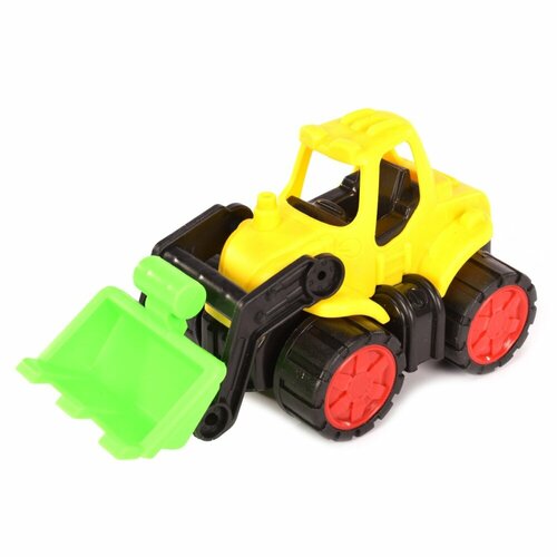 конструкторы toy mix в ведре 82 детали Машина TOY MIX Маленький трактор, пластик, 21х10х11 см, в сетке (РР 2018-001)