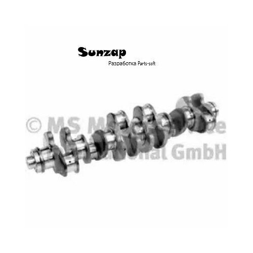 BF GERMANY 20050228661 Коленвал MAN D2866 8 противовесов 331340₽