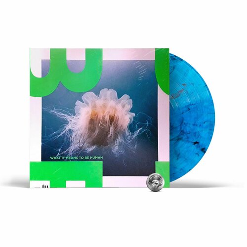 Jasper Hoiby - What It Means To Be Human coloured LP 2022 Blue Swirl Виниловая пластинка 8380₽