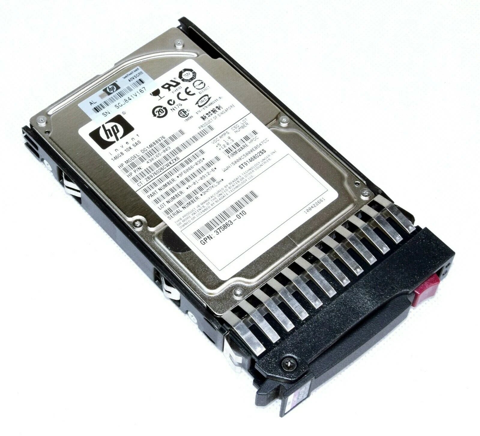 Жесткий диск 146GB HP 418367-B21 / 418399-001 / 430165-003 (2.5 SAS 10K)