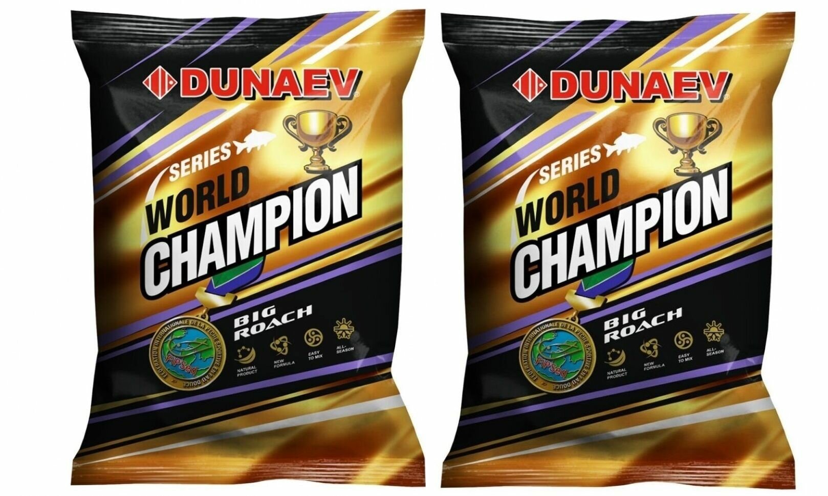 Прикормка "DUNAEV-WORLD CHAMPION" 1кг Big Roach 2шт