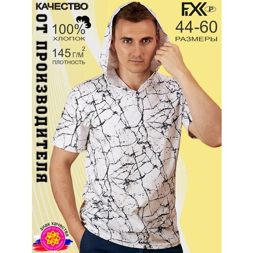 фото Футболка fixxselfixx, размер 44, белый