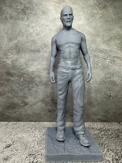 Tom Hardy Том Харди фигурка (15 см / Серый (без покраски))