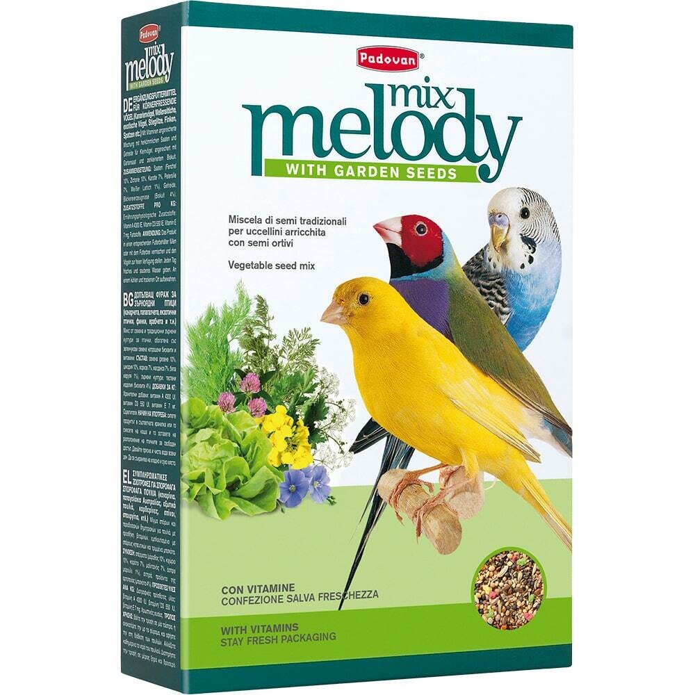 Корм для певчих декоративных птиц дополнительный PADOVAN MELODYMIX (300 г)