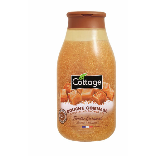 Отшелушивающий гель для душа с ароматом сладкой карамели Cottage Exfoliating Shower Gel Caramel гель для душа cottage exfoliating shower gel фиалка отшелушивающий 270 мл