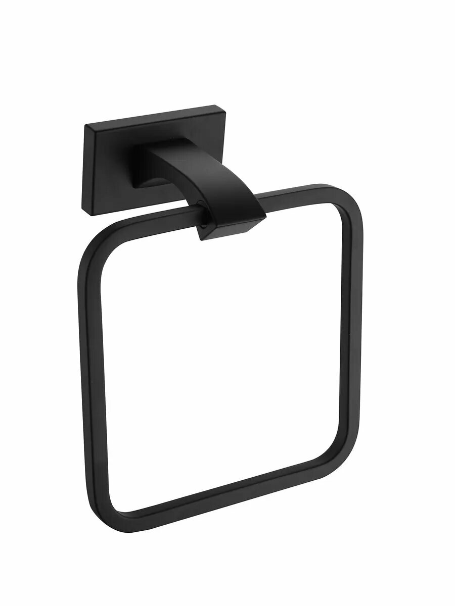 Полотенцедержатель Gappo G0704-6 для ванной подвесной латунь чёрный