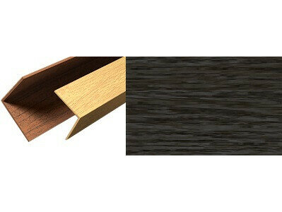 Угол отделочный наружный ПВХ панельпласт 40х40 мм 27 м Венге