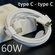 Кабель плетеный type c-type c 60 Вт, зарядка для iPhone 15, iPad ...