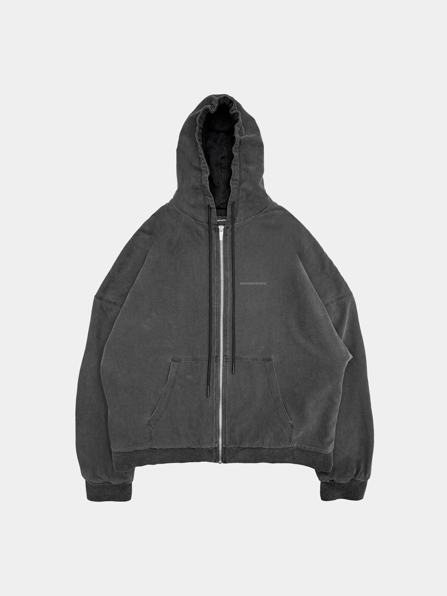 Толстовка ARNODEFRANCE Zip Canvas, размер M-L, , vintage black