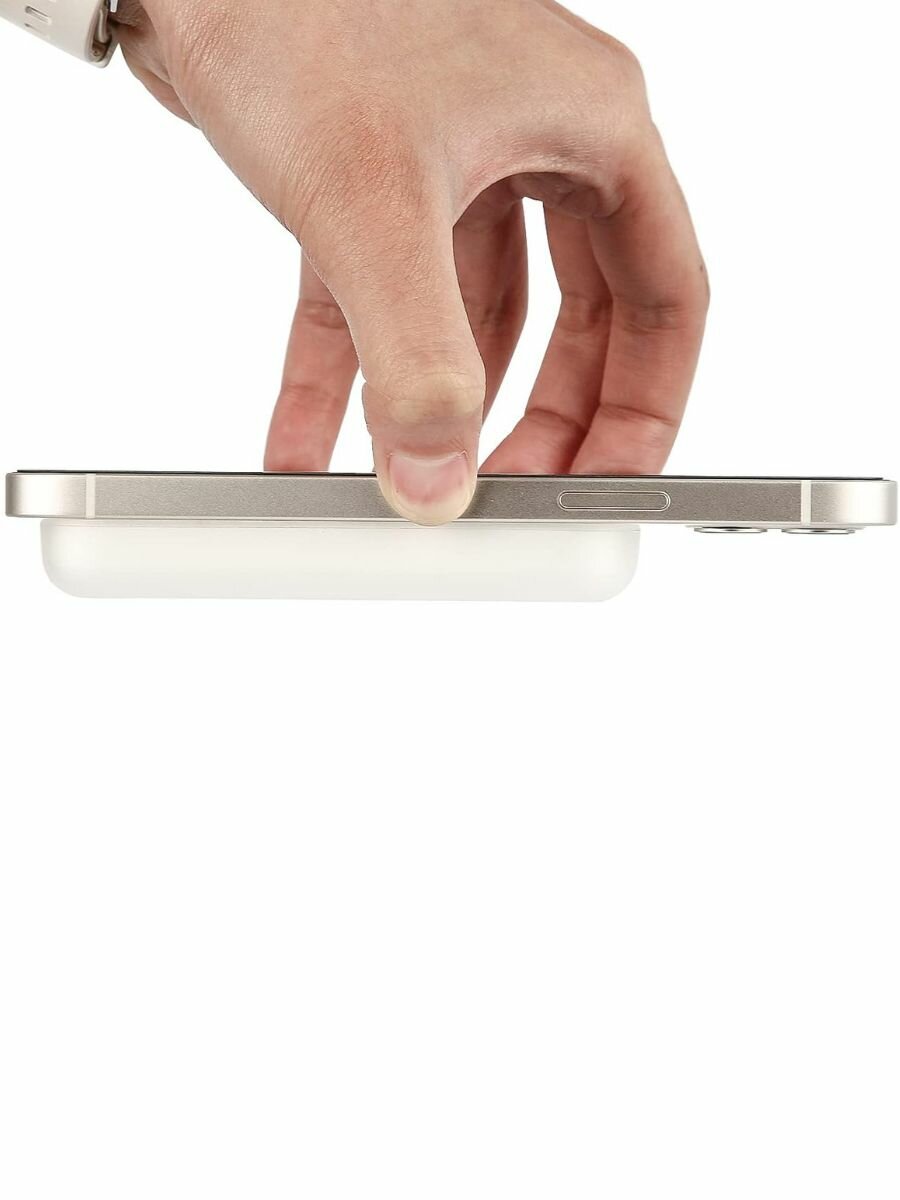Внешний аккумулятор, MagSafe, с беспроводной зарядкой, 5000мА·ч — фото 1