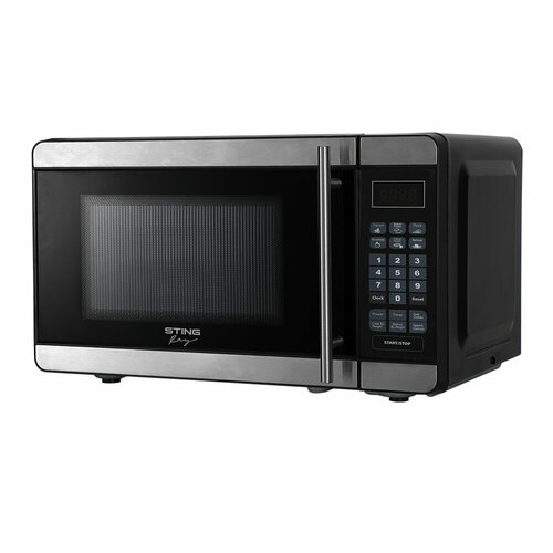 Микроволновка микроволновая печь СВЧ STINGRAY ST-MW158A гриль черный сенсорное управление 2000Вт 23 литра 10715₽
