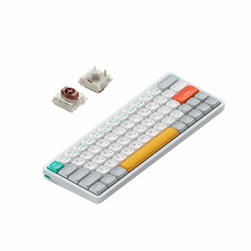 Беспроводная механическая клавиатура NuPhy Air60v2 Wireless Mechanical Keyboard Brown Switch iconic white 14990₽