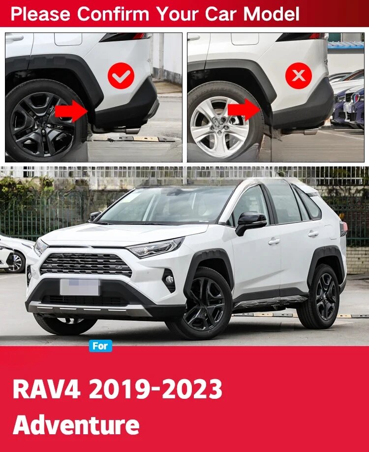 Брызговики для Toyota RAV4 2019-2023 Hybrid XA50 2022, RAV4 Adventure