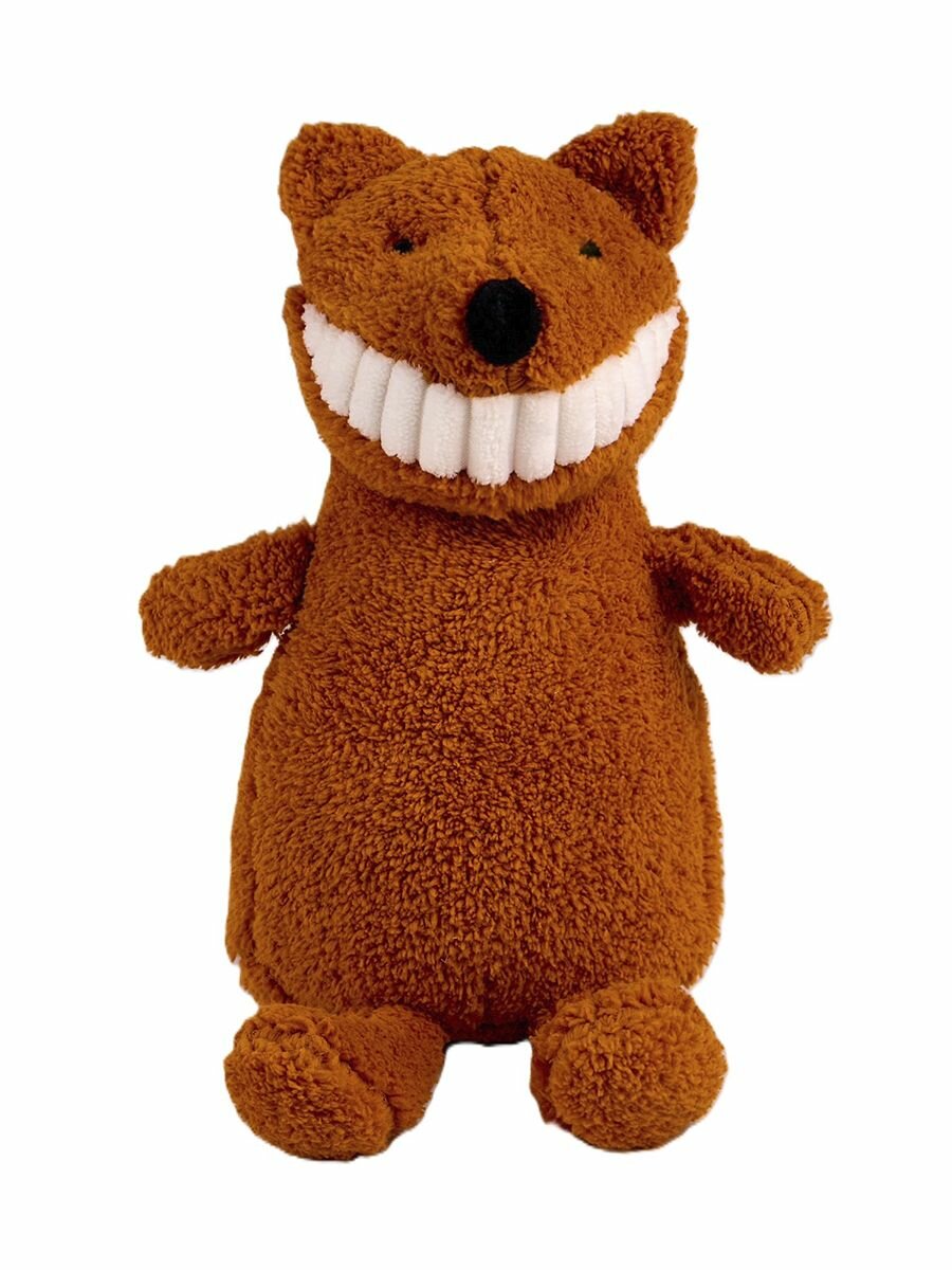 Игрушка мягкая Лис Нельсон с широкой улыбкой 30 см — фото 1