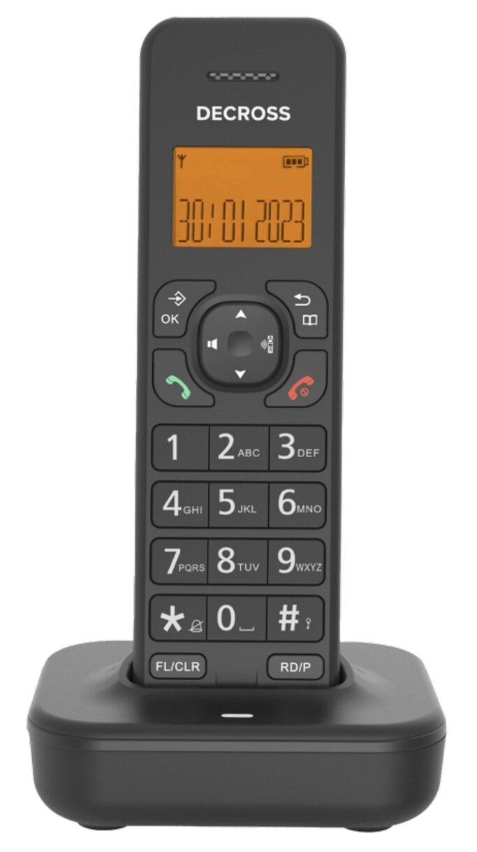 Телефон беспроводной (DECT) DECROSS DC1102B