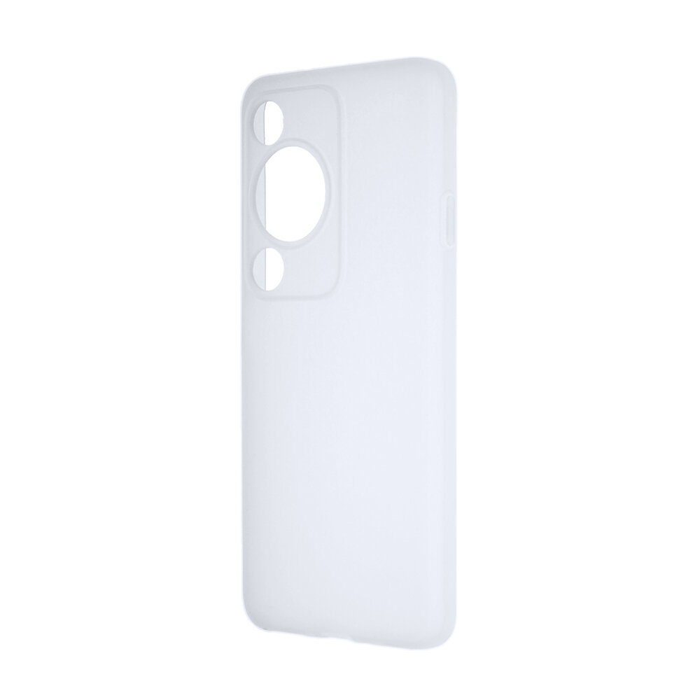 Силиконовый матовый полупрозрачный чехол для Huawei Nova Y72/Y72s/Y63 белый