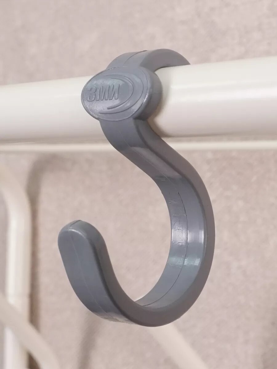 Вешалка настенная для одежды в прихожую металлическая — фото 1