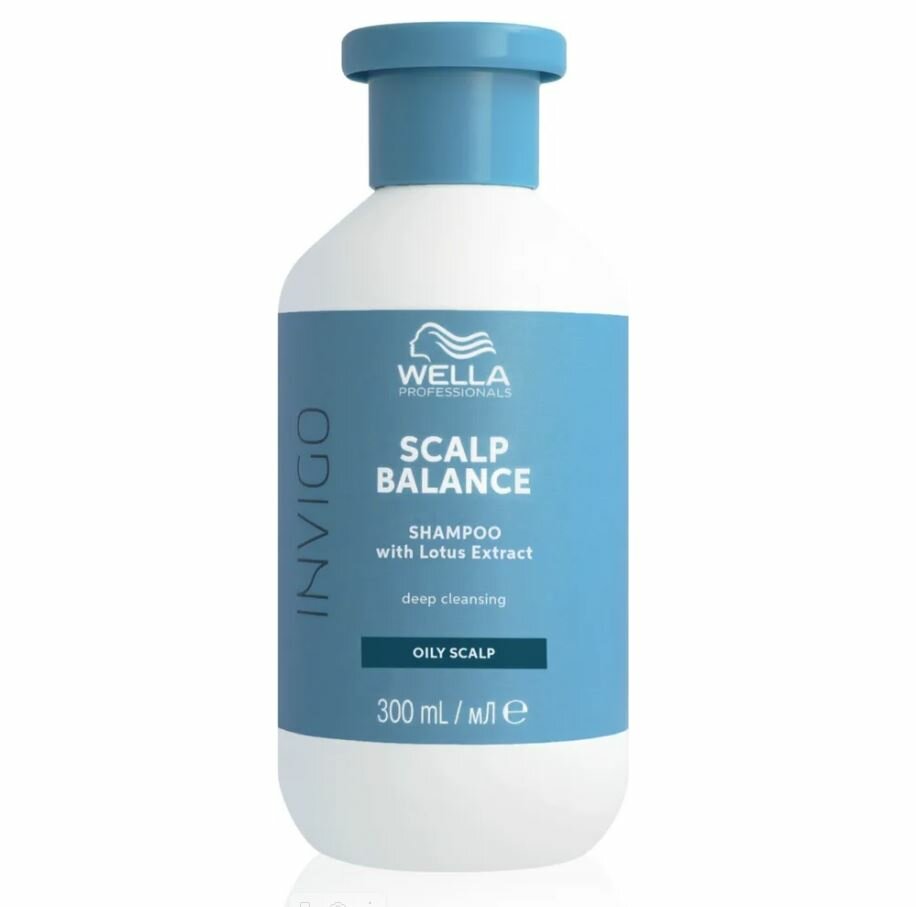 Шампунь для жирной кожи головы Wella Professionals Invigo Scalp Balance  для глубокого очищения  300 мл