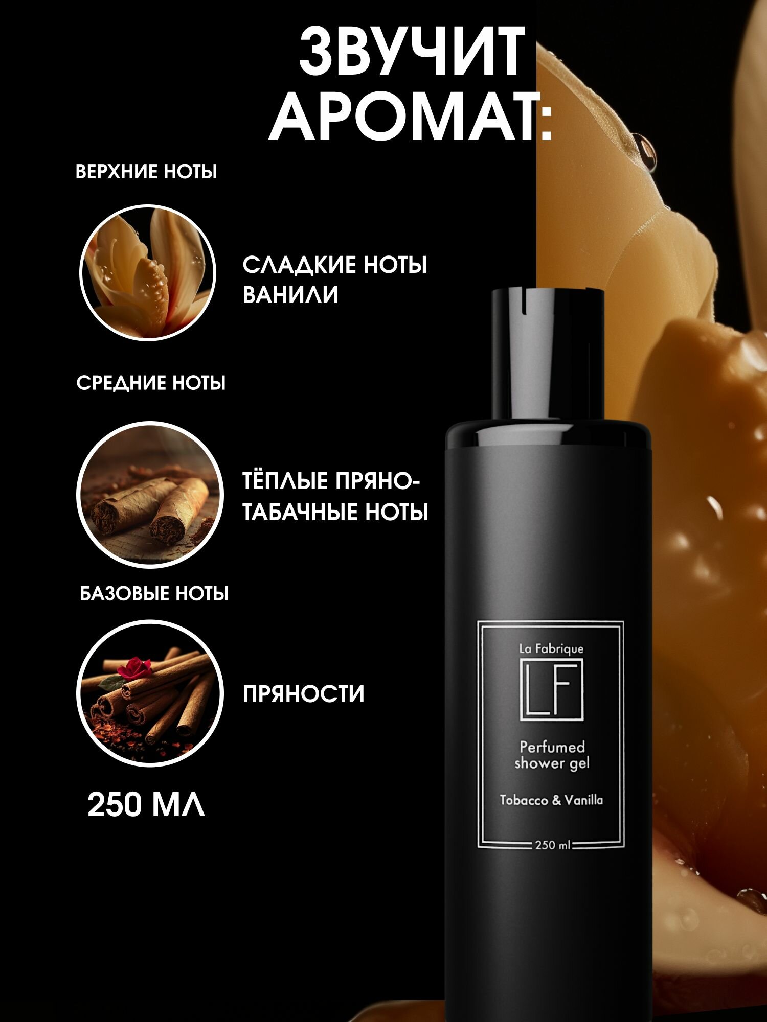 Парфюмированный набор гелей для душа 3 шт — фото 1