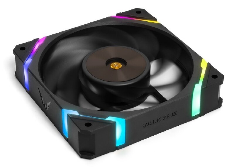 Вентилятор/кулер для корпуса Valkyrie X12 ARGB, 120 мм, 4-pin, черный — фото 1