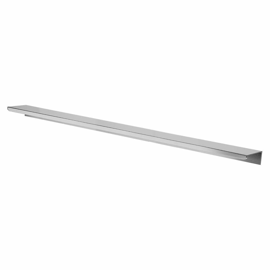 Мебельная ручка торцевая KERRON 50 см / Комплект фурнитуры для шкафа и ящика 2 шт. / Цвет: хром.