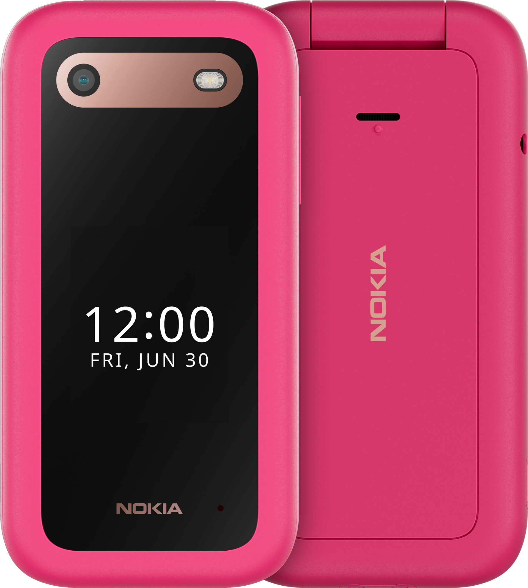 Кнопочный телефон Nokia 2660, 2 SIM, розовый