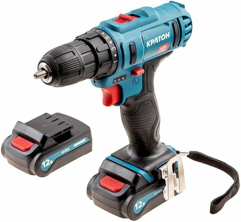 Дрель-шуруповерт Кратон CD-12-Li-1,5 (3 11 01 054)