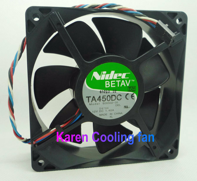 Бесплатная доставка Nidec 12cm 12038 12V 1.4a TA450DC B35502-35 cpu cooler heatsink axial Вентилятор охлаждения
