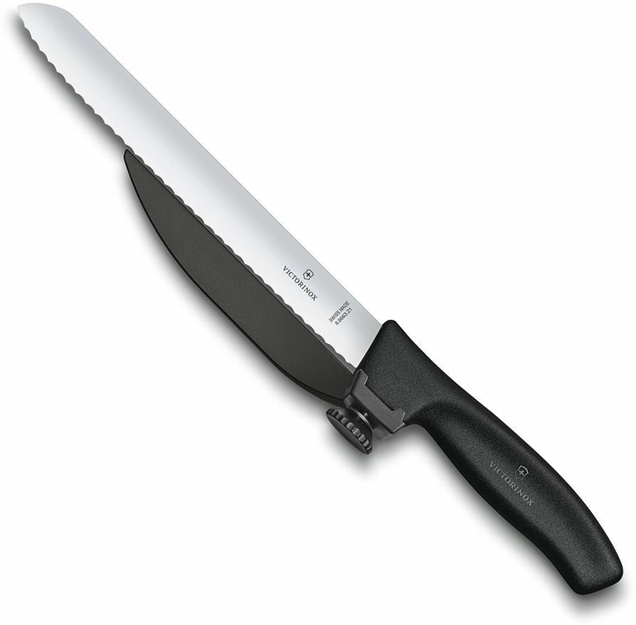 Нож для равномерной нарезки  Victorinox черный (6.8663.21)