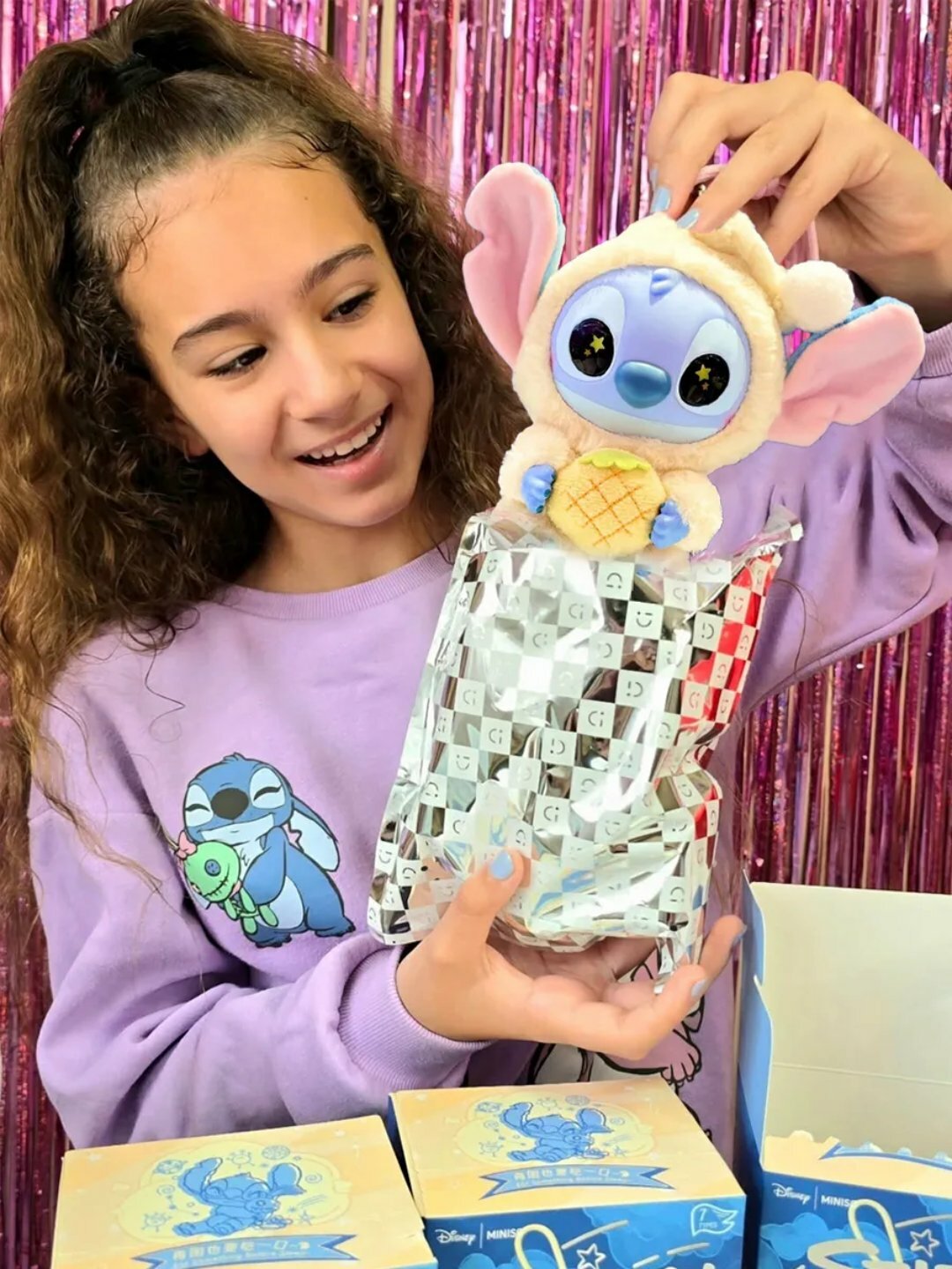 Стич, сюрприз мягкая игрушка для детей, брелок игрушка Stich и Лабубу