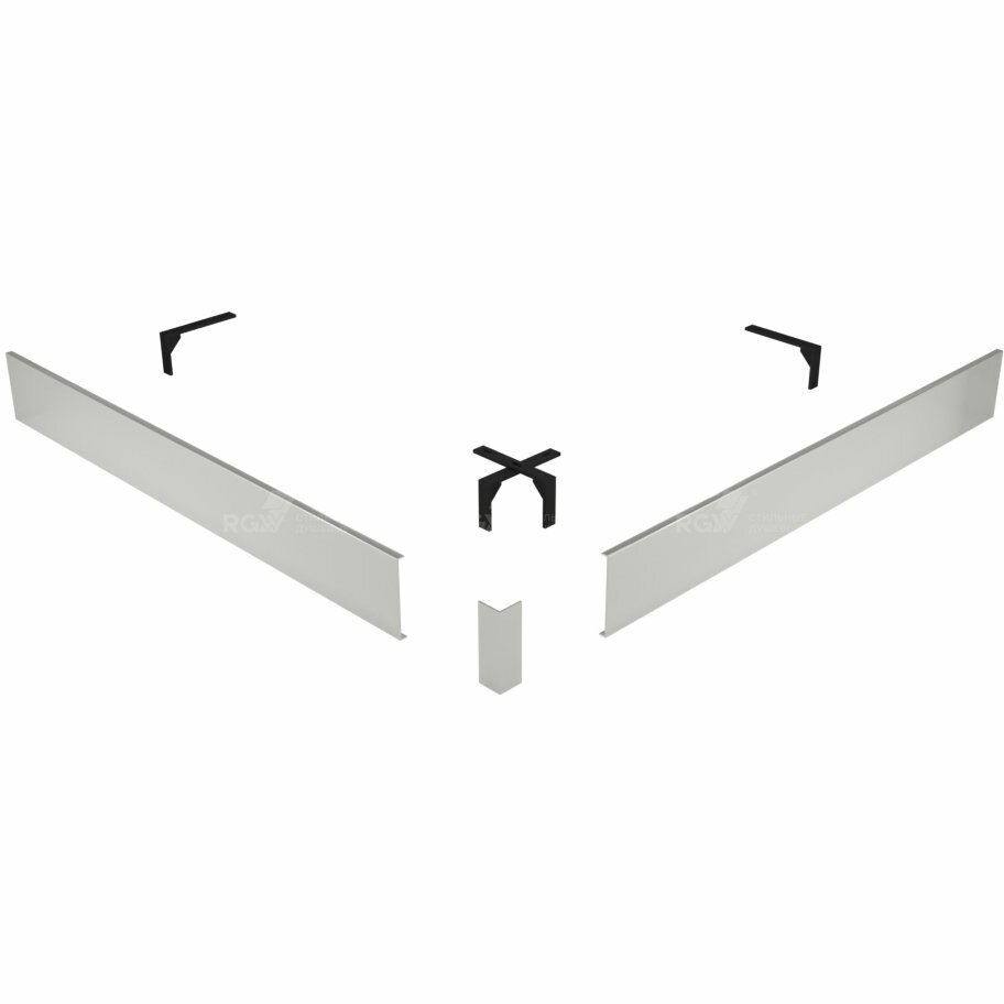 Экран для поддона RGW N ST-01 90х90 см квадрат Белый (50231599-01)