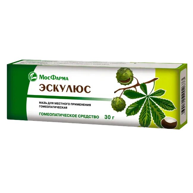 Эскулюс мазь для местного применения гомеопатическая 30 г 1 шт