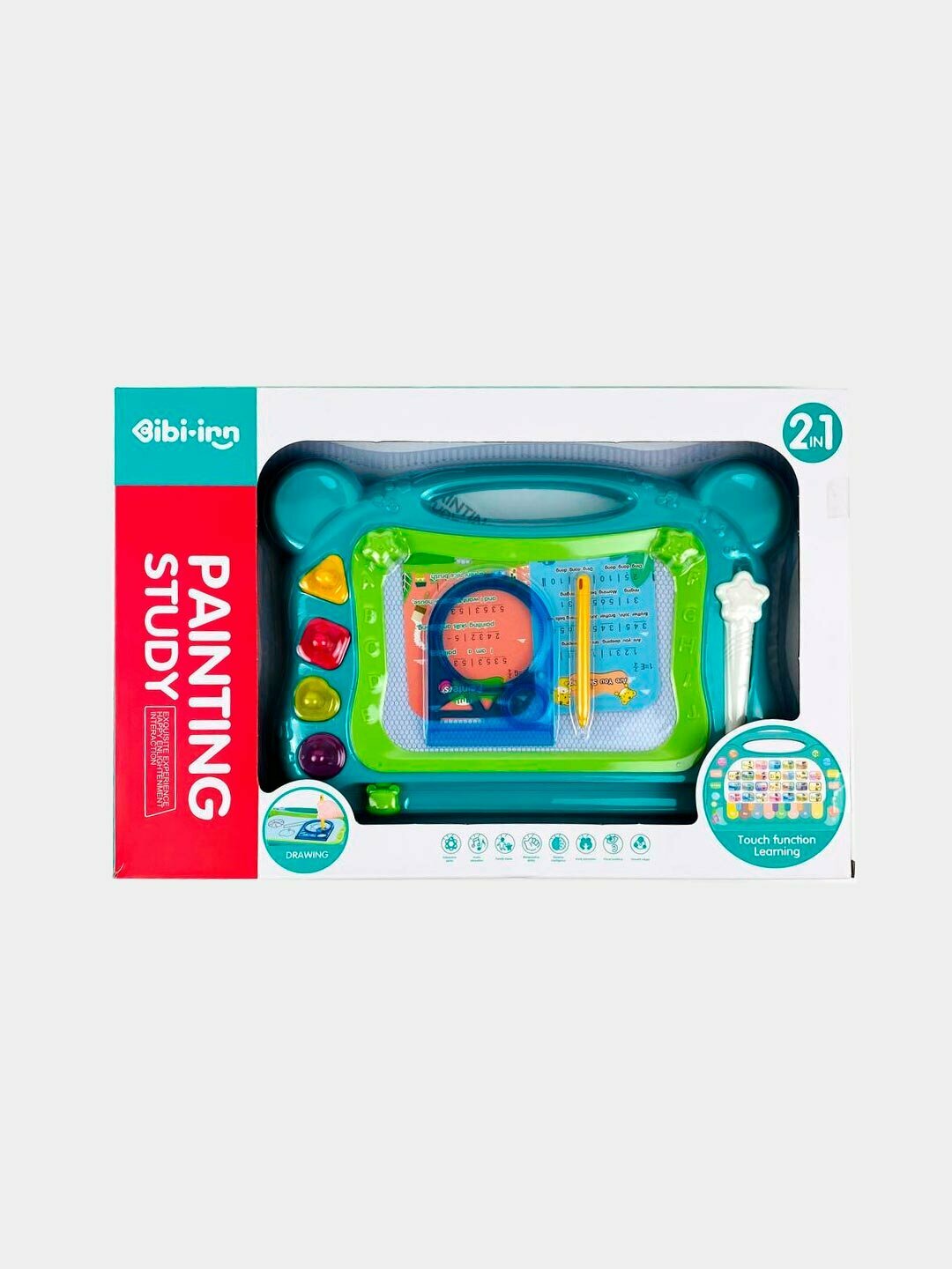 Магнитная развивающая доска Art. 688-35, для детей, рисование, 42х28х6 см