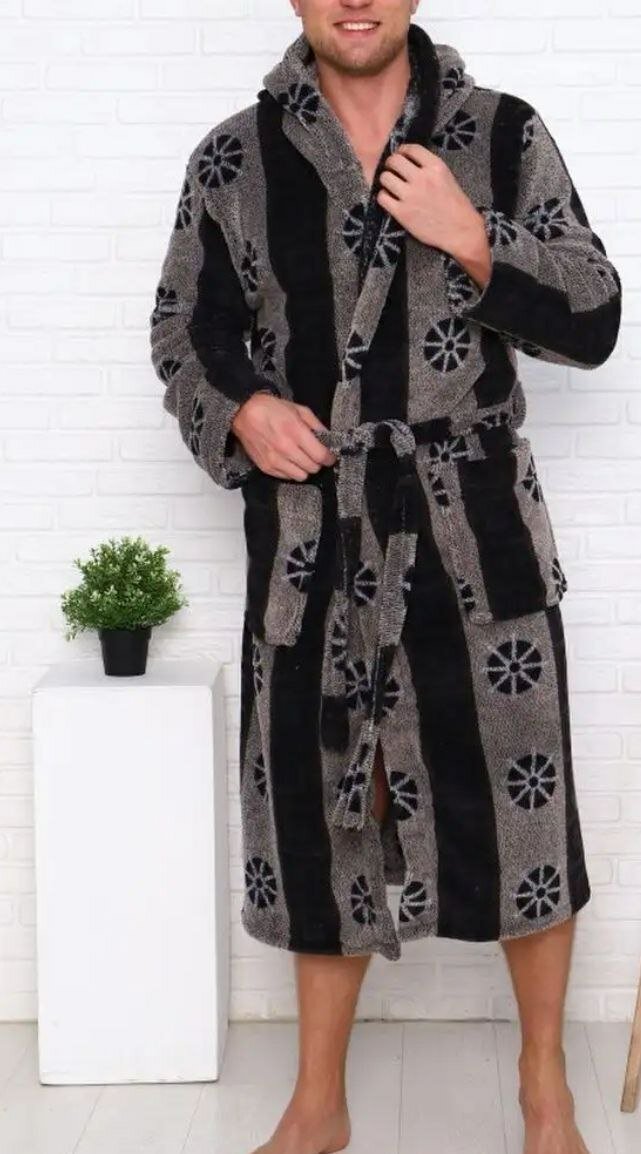 Халат  размер 50 серый