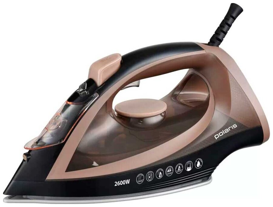 Утюг Polaris PIR 2605AK 3m черный/мокко
