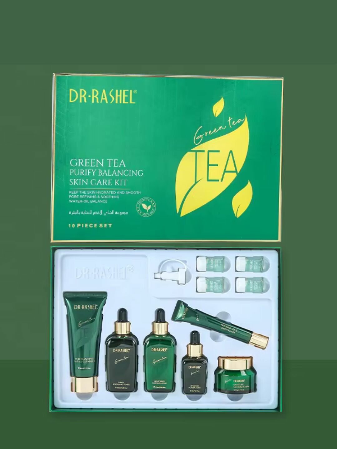 Набор «Dr. Rashel Green Tea Purify Balancing Skin Care Kit 10 pcs/set»