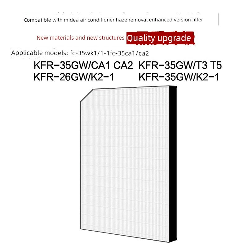 1 шт. Оригинальный стандартный фильтр для кондиционера 35GW 50-CA1 CA2 T3 T5 K5 для Midea