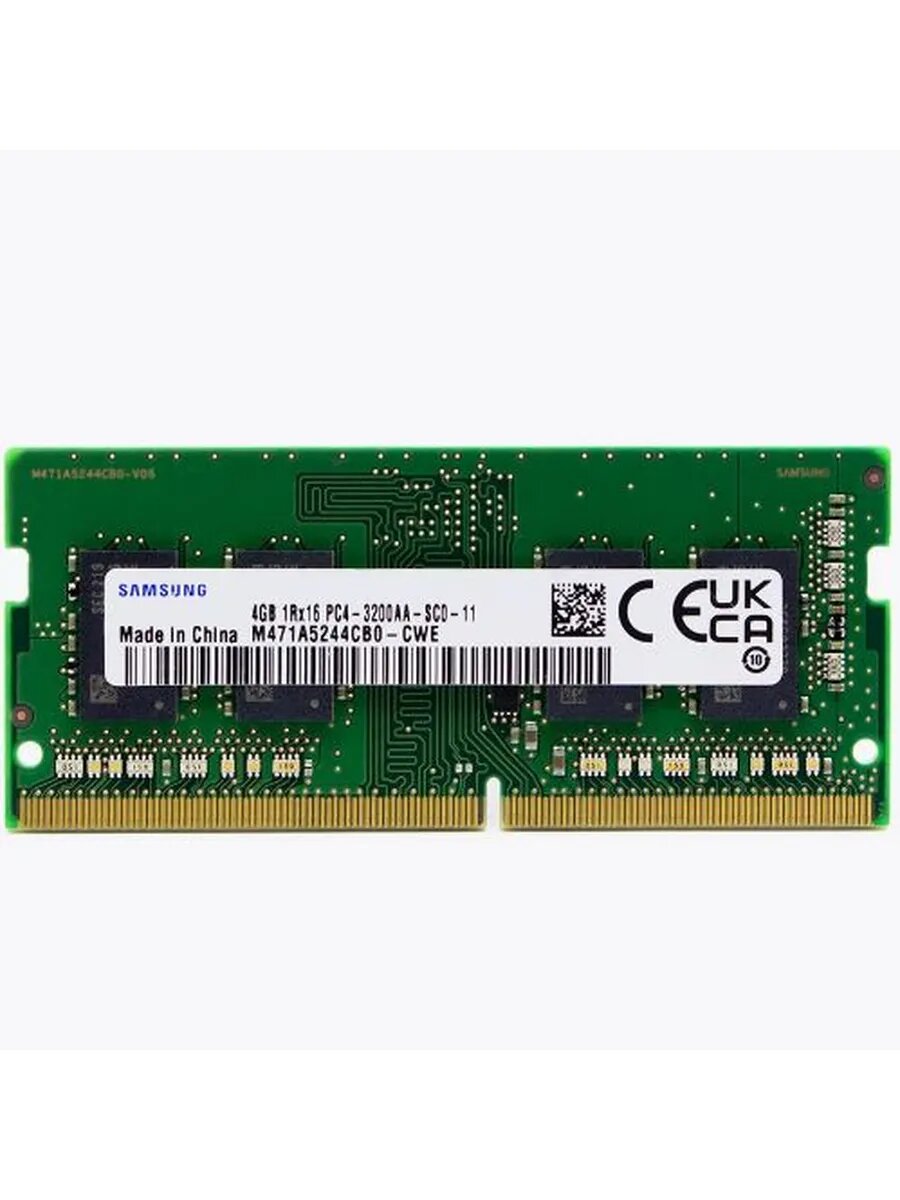Оперативная память M471 M471A5244CB0-CWE 4 ГБ SO-DIMM DDR4, 3200 МГц