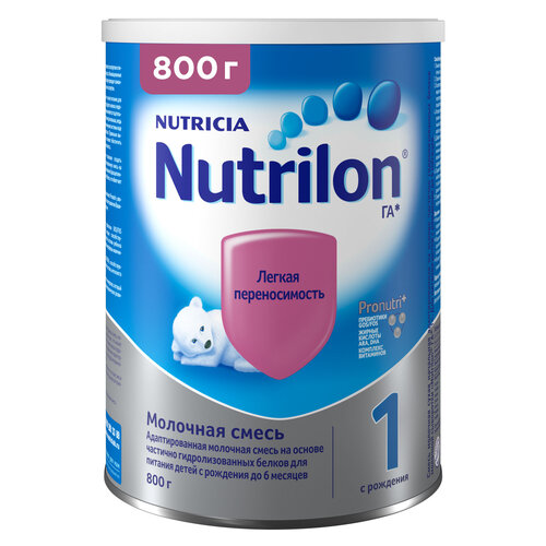 Молочная смесь Nutrilon ГА 1 с рождения, 800г