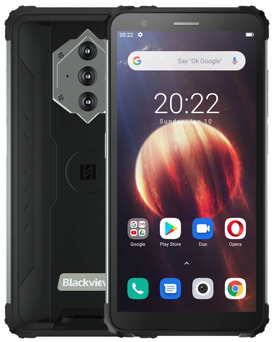 Смартфон Blackview BV6600 4/64 ГБ, Dual nano SIM, черный