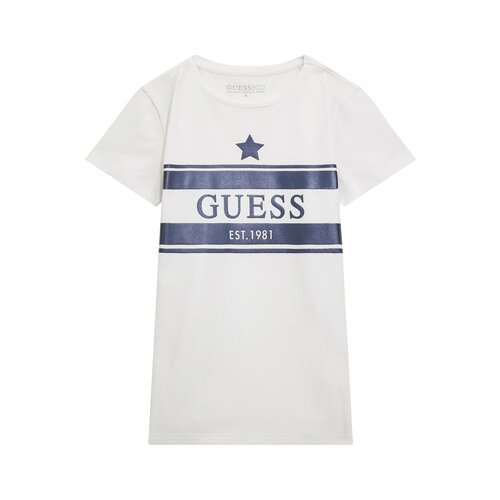 Футболка GUESS, размер 12 лет, белый футболка guess размер 12 лет белый