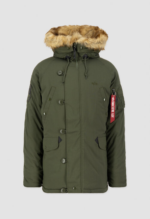 Парка ALPHA INDUSTRIES Explorer Parka, размер M, зеленый