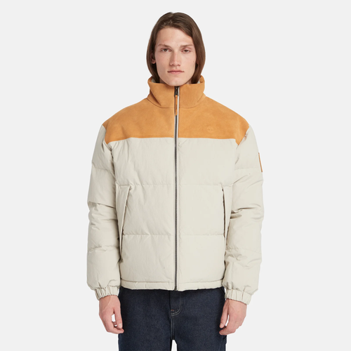 Куртка Timberland, размер XXL, бежевый, коричневый
